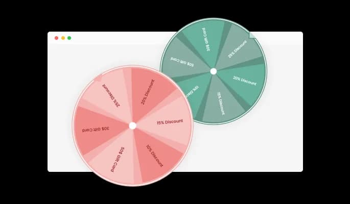 Spinning Wheel - Beautiful Webflow Spinning wheel Color Skins