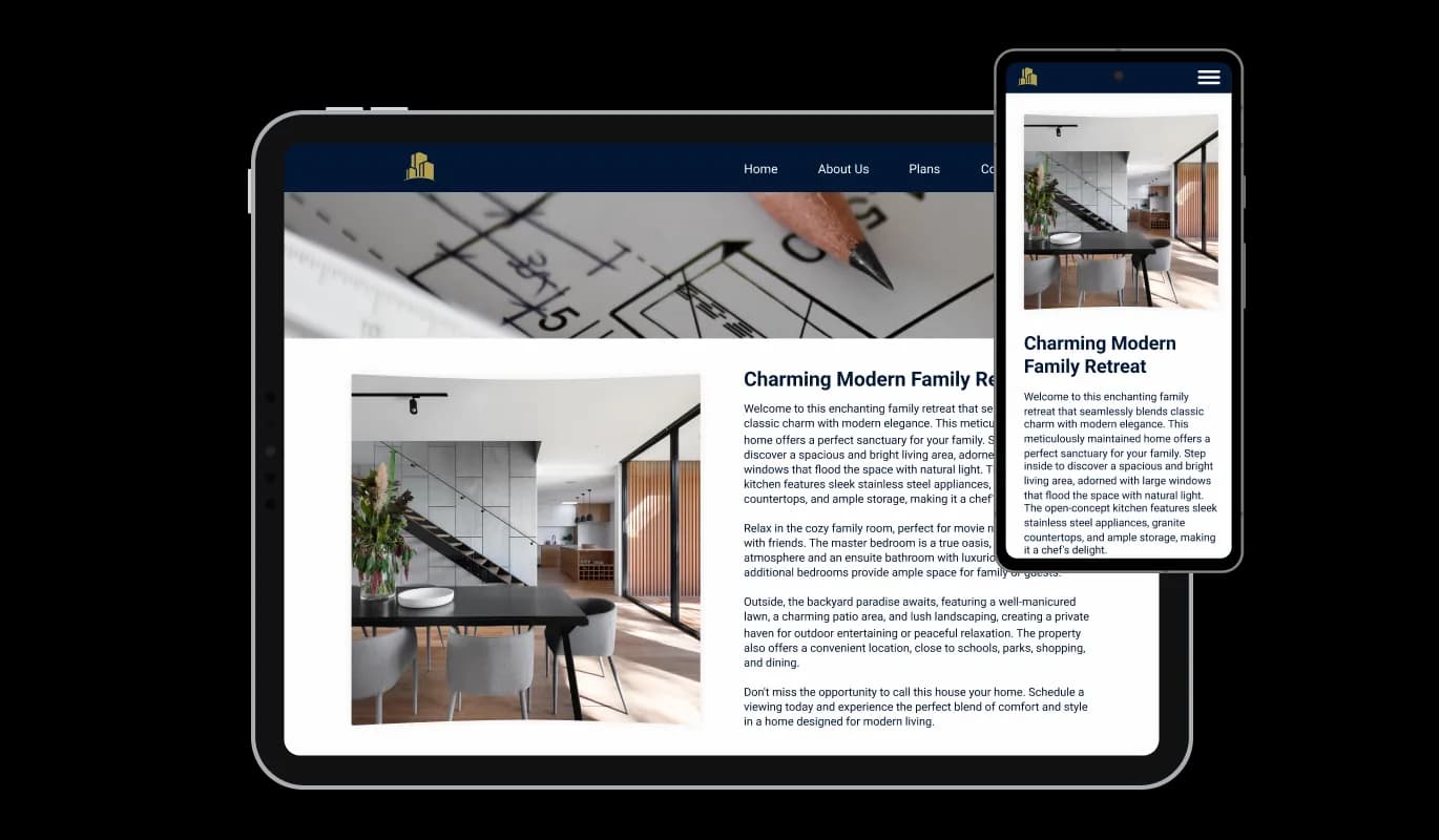 Virtual Tour - Perfectly responsive display on Any Device