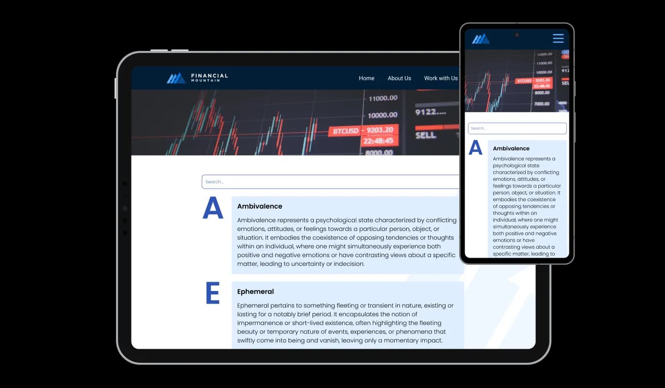 Glossary - Responsive Design of the TeleportHQ Glossary