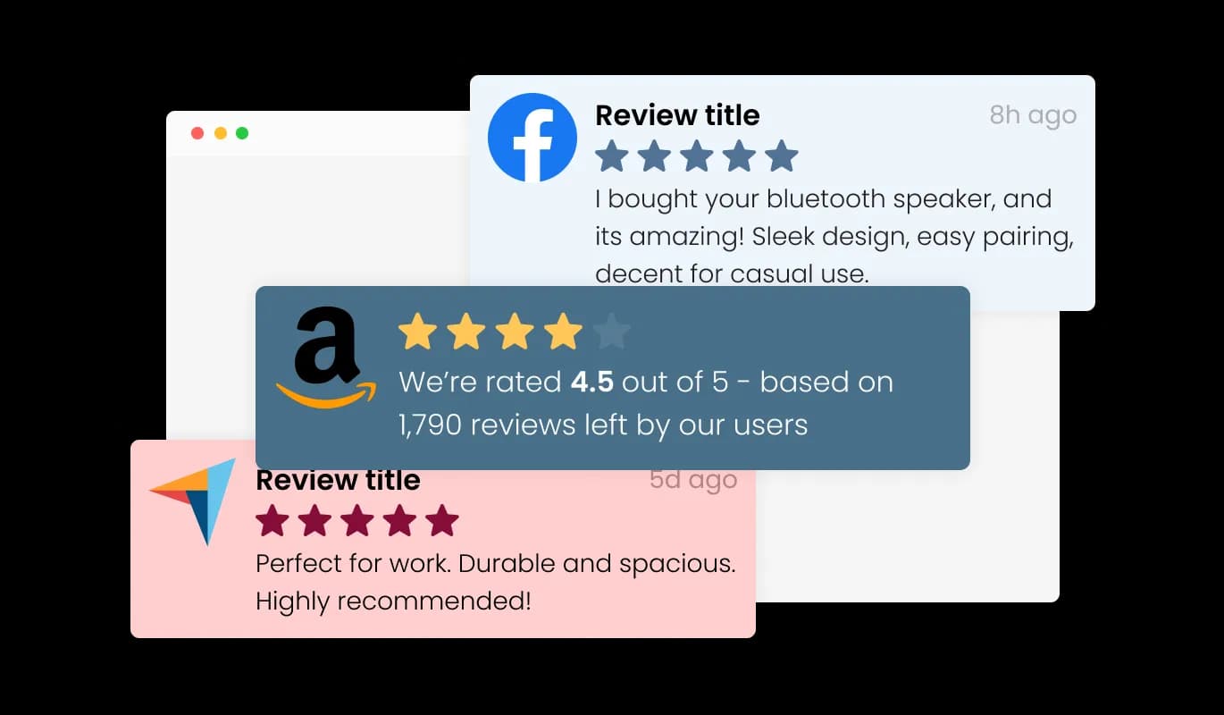 Social Proof - Showcasing Authentic Reviews and Ratings