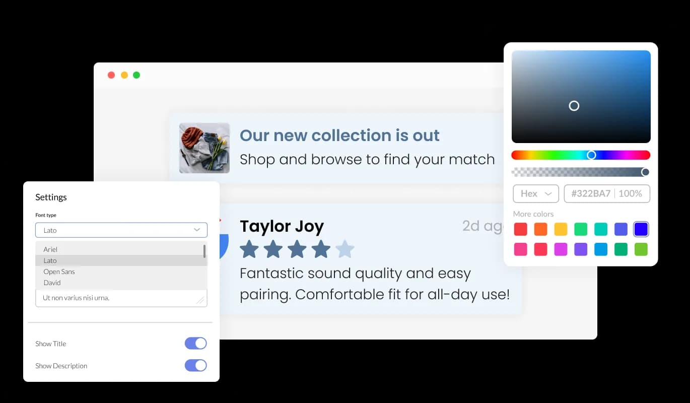 Social Proof - Fully Customizable Social Proof add-on for Jimdo