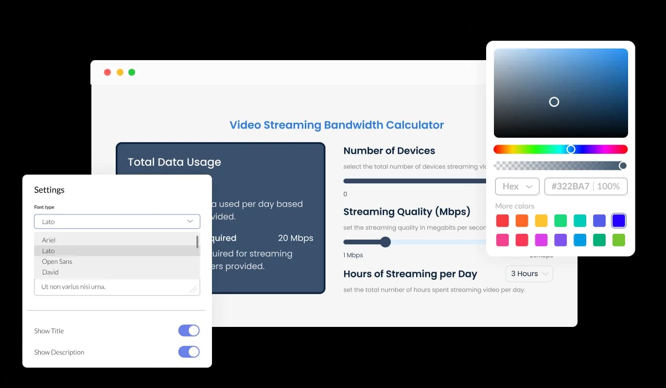 Calculator - Fully Customizable Publii Calculator website