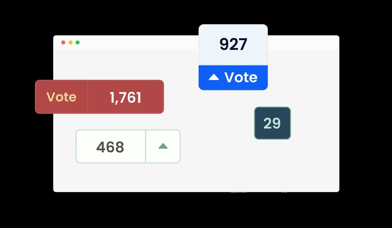 Feature Voting - Customizable Button Layouts