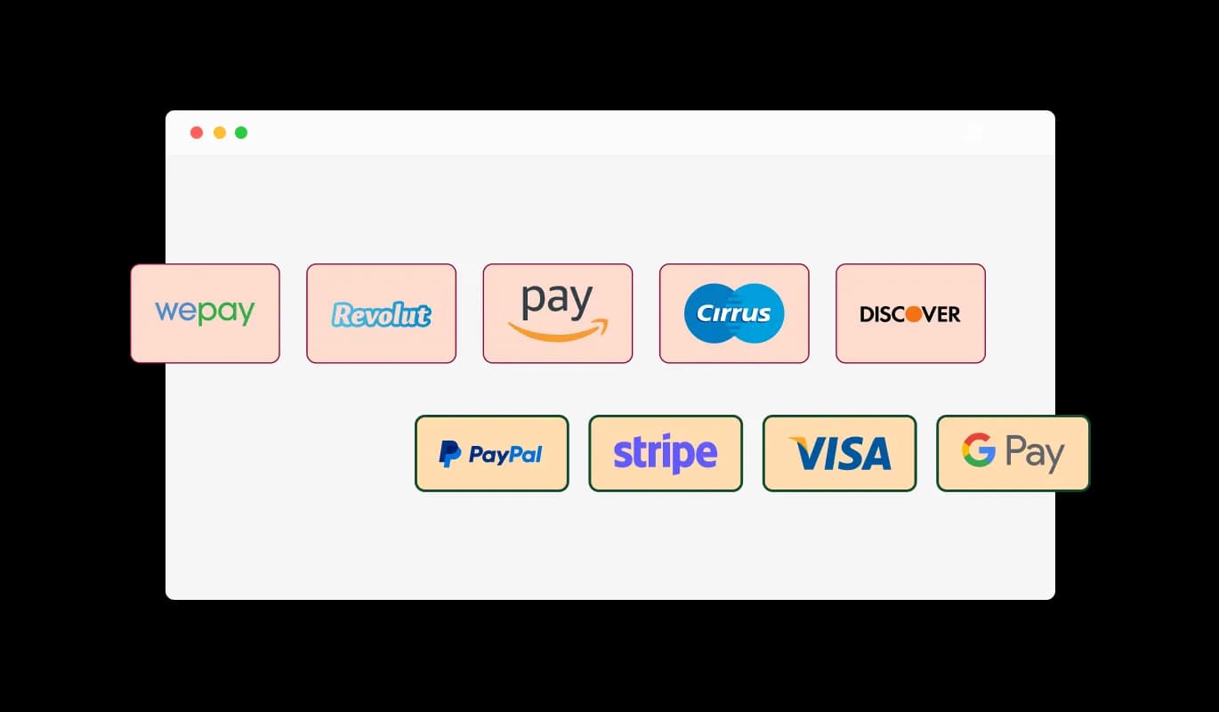 Payment Method Logos - Choose from 50 Different Accepted Payment Icons