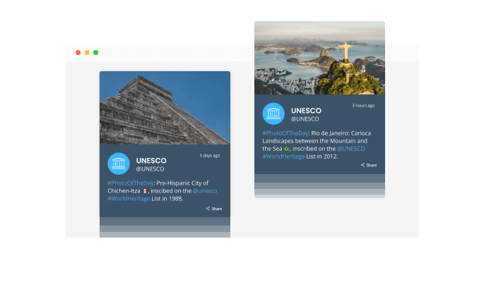 Telegram Chanel Feed - Ticker Animation