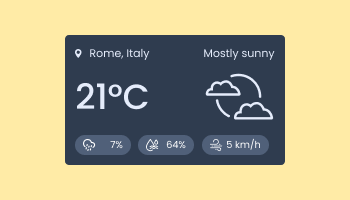 Live Weather Forecast for Weebly logo