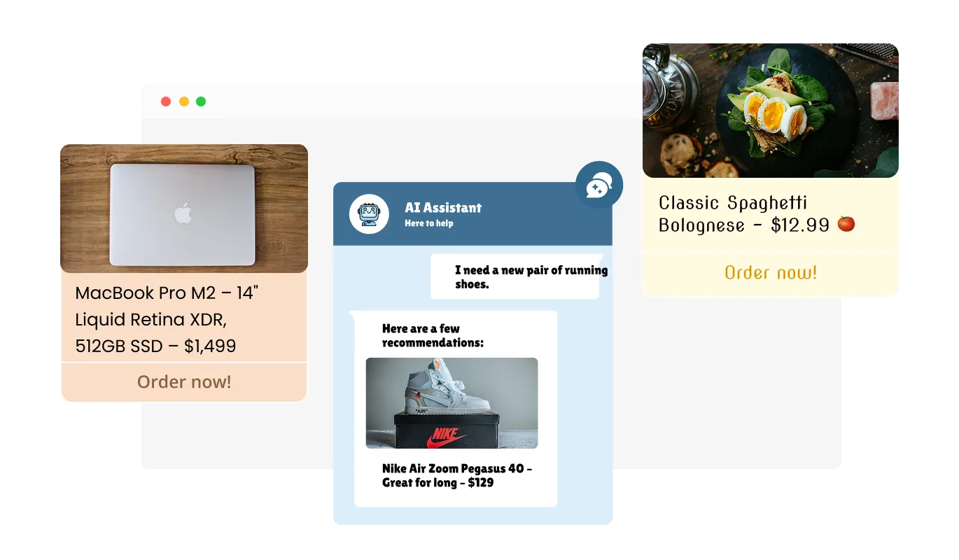AI Chatbot - Enrich Responses with Product Cards and Images