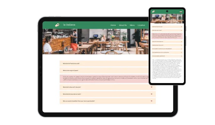 FAQ - Easily customizable FAQ widget for Lindo