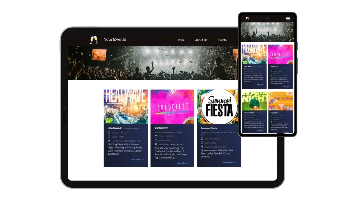 Event List - Perfectly Responsive Events Widget