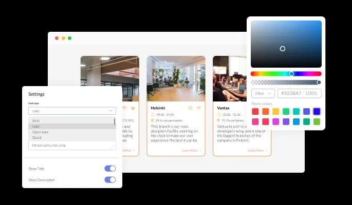 Company Branch List - Fully Customizable