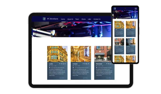 Company Branch List - Perfectly Responsive