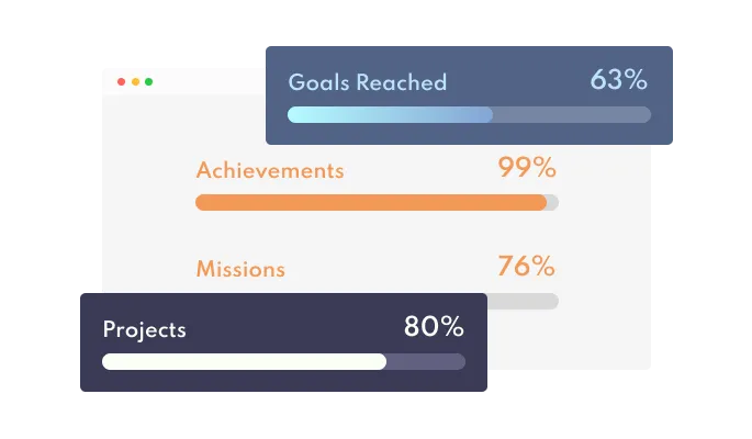 Progress Bars - Stunning skins to choose from for your Genially presentation