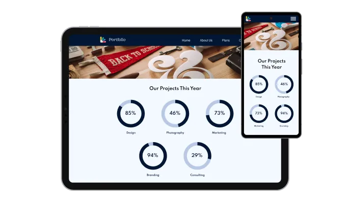 Progress Circles - Totally Responsive for your Payhip store