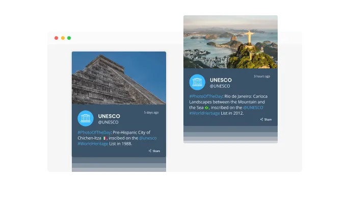 Instagram Feed - Enhanced your WebEden website with an animated ticker