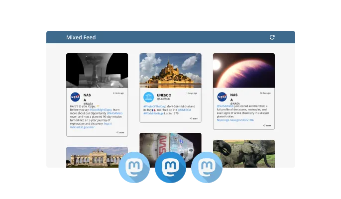 Mastodon Feed - A variety of Mastodon feed types