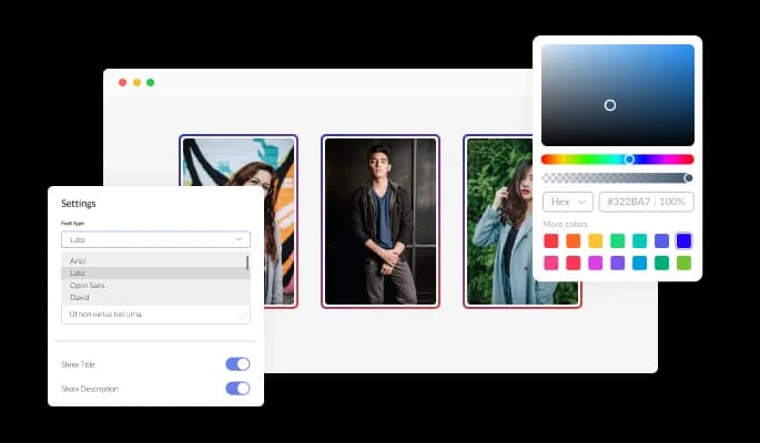 Stories - Fully Customizable widget design