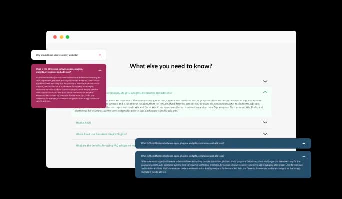 FAQ - Selection of Stunning layouts