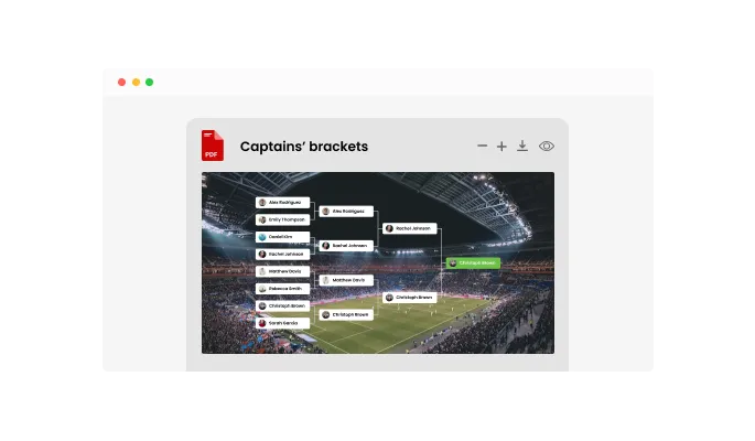 Bracket Maker - Export as a PDF or image