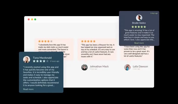 Google Play Reviews - Different Review Types
