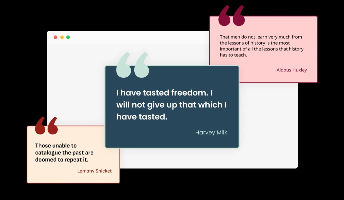 Quotes Carousel - For the Quotes Carousel, choose from a Variety of Skins widget