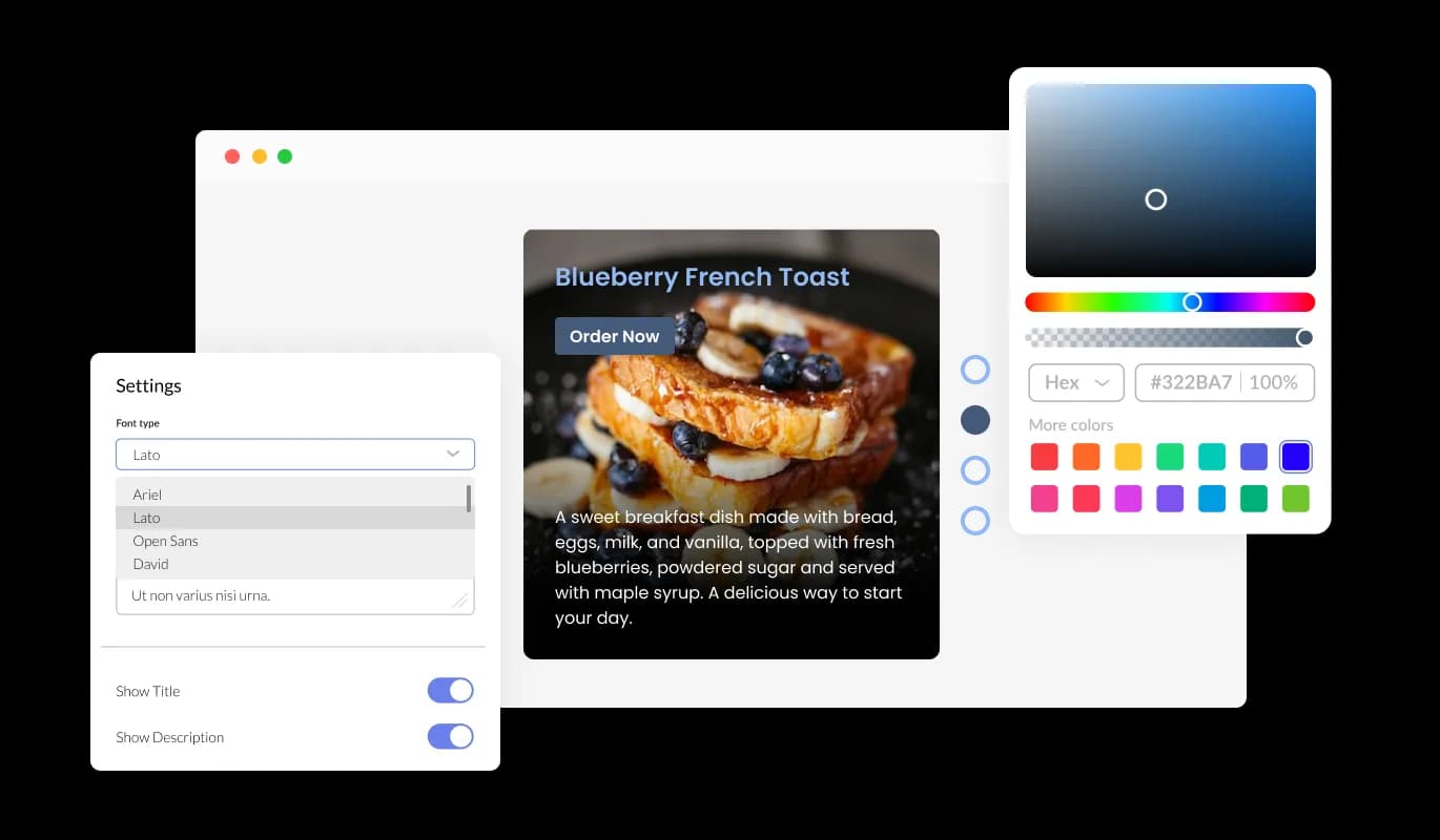 Creative Card Carousel - Fully Customizable GoDaddy Website Builder widget