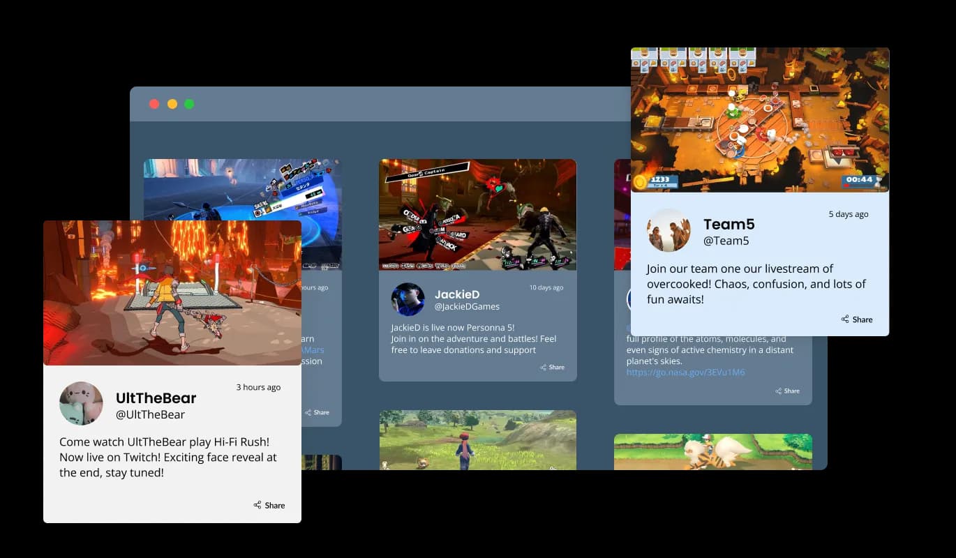Twitch Feed - Brightspot Twitch Feed Multiple Skins