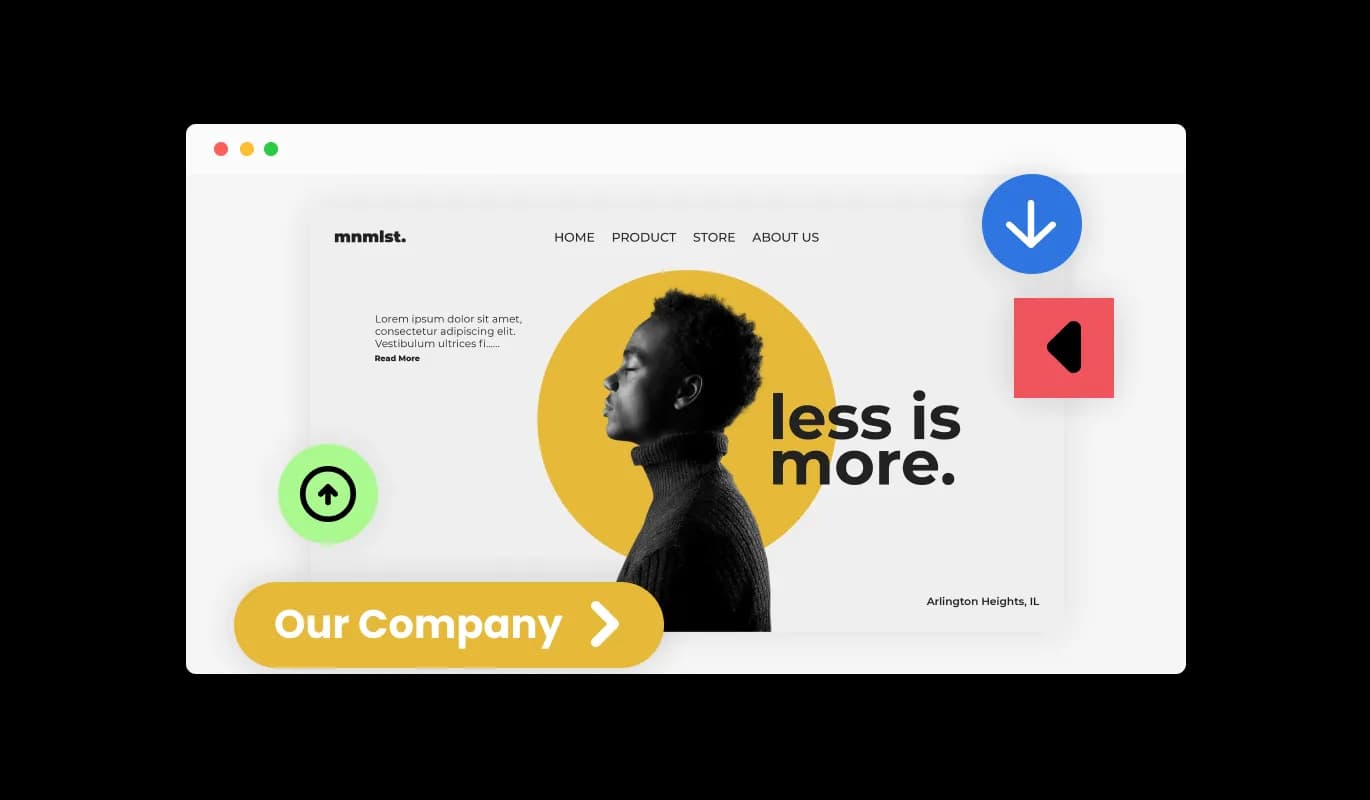 Scroll to Element Button - Bootstrap Studio Scroll to element button widget Multiple Skins