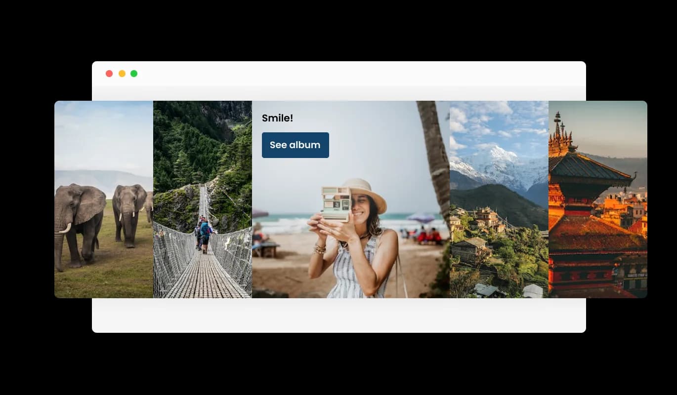 Image Accordion - Call For Action