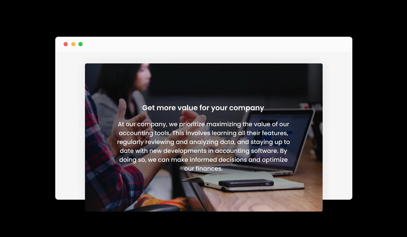 Image Accordion - Extra Information