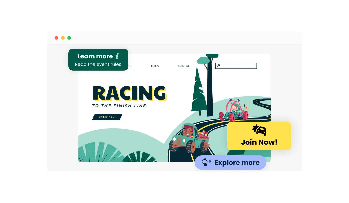 Marketing Button - Multiple Marketing Button Layouts
