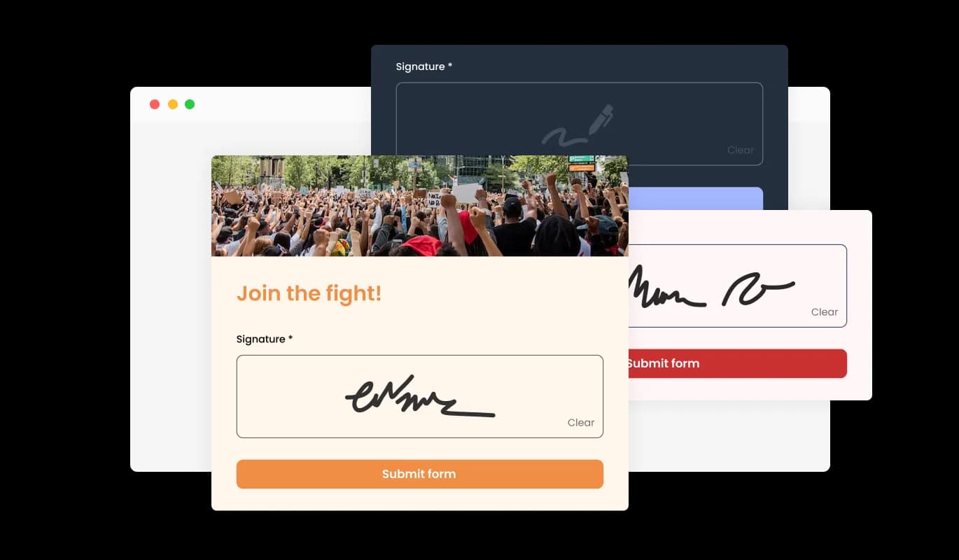 Petition Form - Google Sites Petition Form: Incorporate Handwritten Signatures for Authenticity
