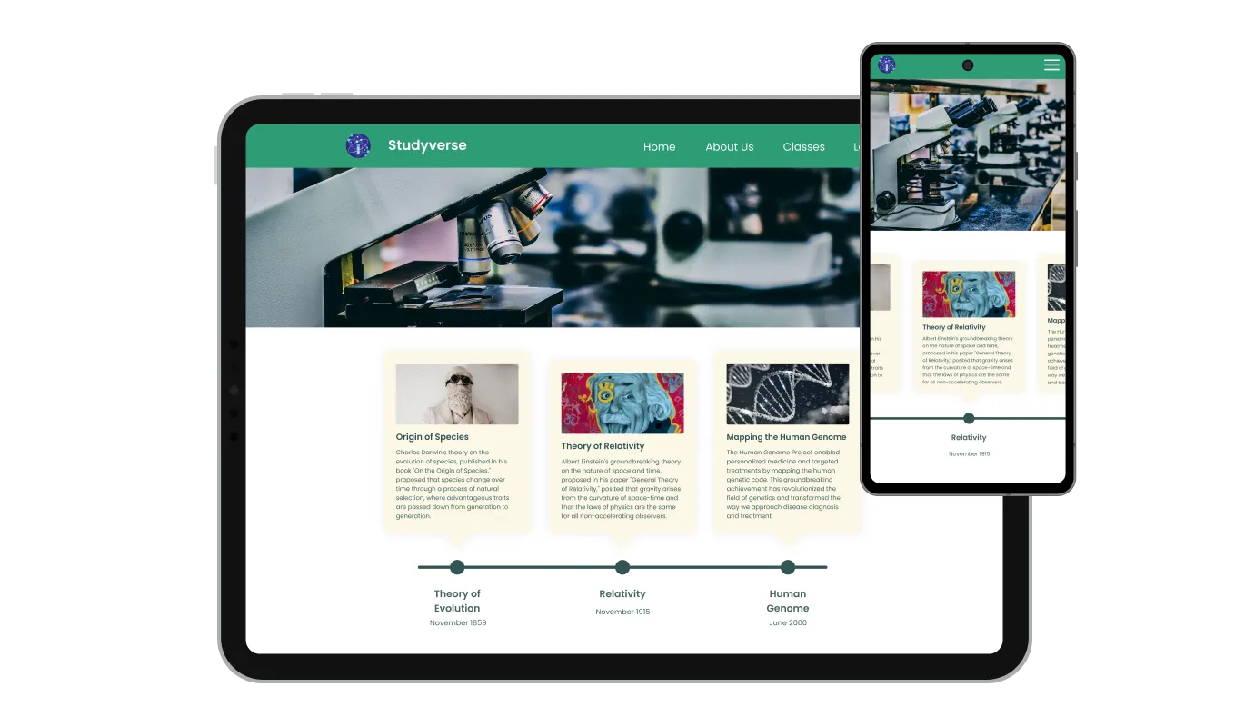 Timeline - Contemporary Style and Full Responsiveness for BuildYourSite Timelines