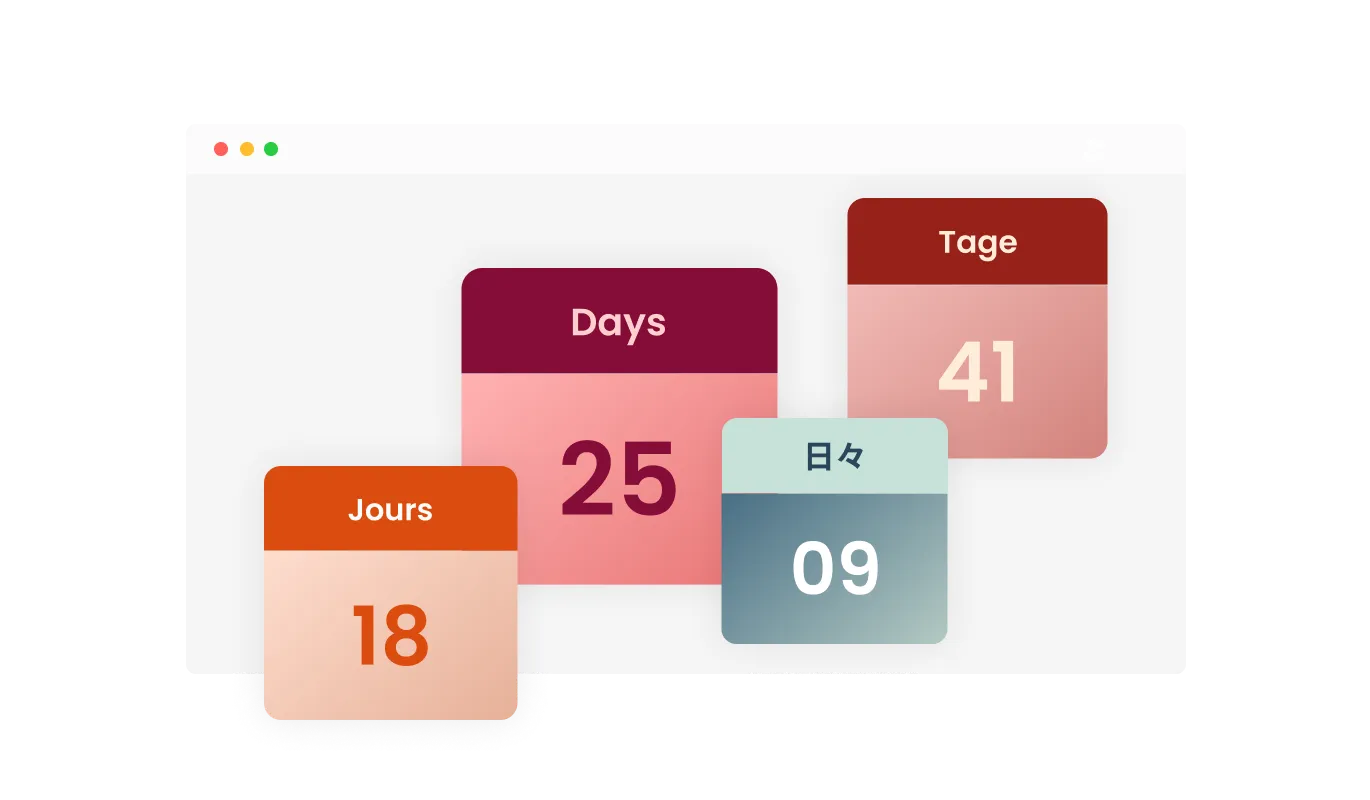 Countdown - Customizable Titles and Labels in Countdown