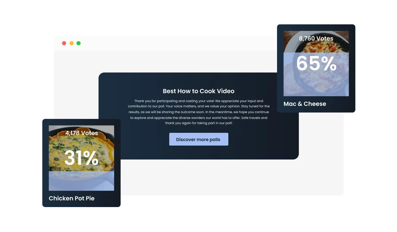 Video Poll - PrestaShop Video poll After-Submission Screen