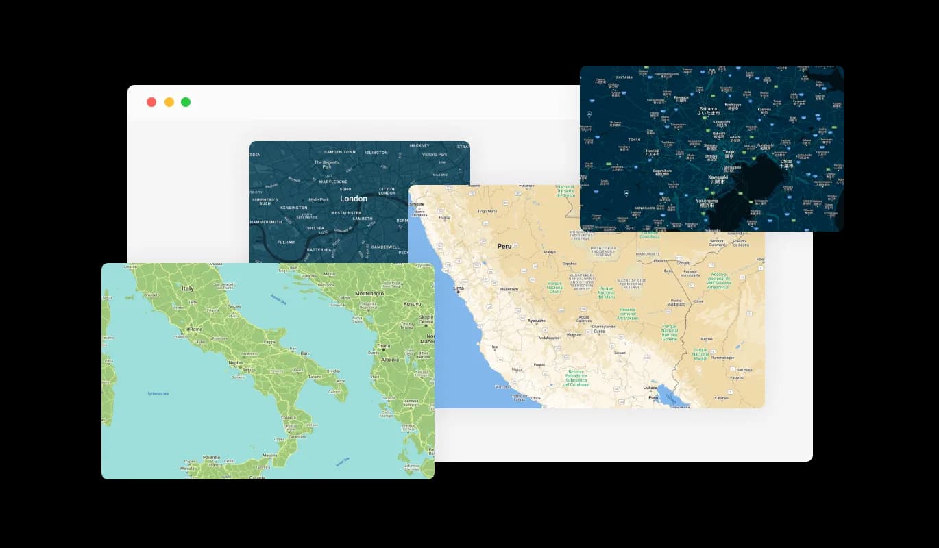 Google Maps - Enhance Aesthetics with Map Skins on Shoprenter Google Maps widget