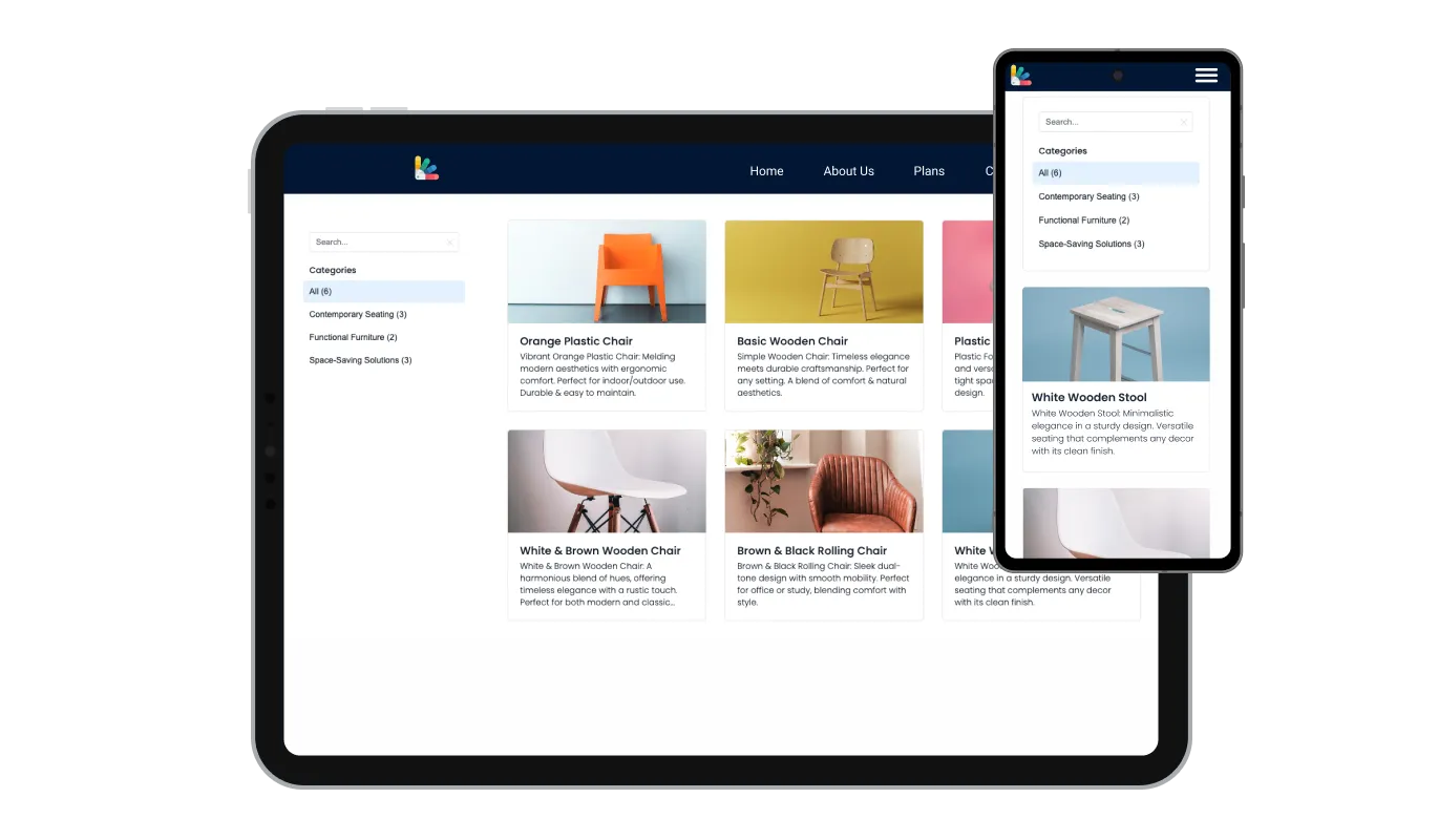 Catalog - Perfectly Responsive Volusion Catalog app