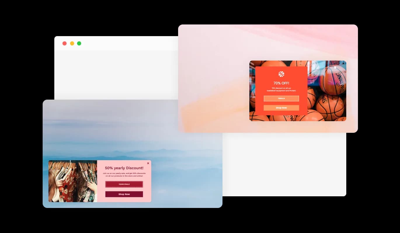 Corner Coupon Pop-up - Select Coupon Placement
