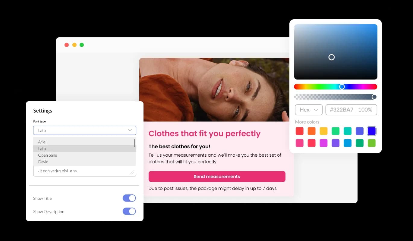Corner Pop-up Builder - Fully Customizable Squarespace Corner pop-up builder