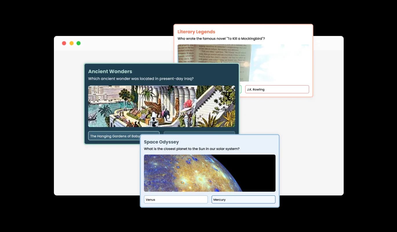 Quiz Maker - Multiple Flexbe Quiz Design Skins