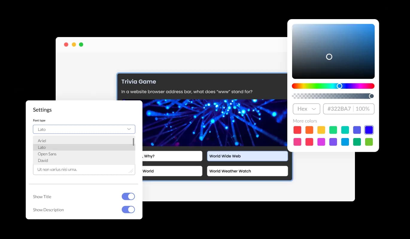 Quiz Maker - Fully Customizable Quiz integration for Flexbe