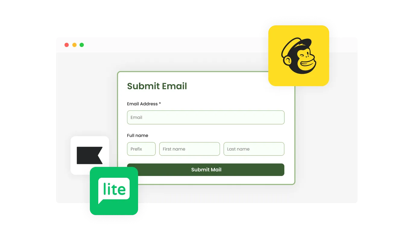 Email Subscription Form - Robust Integration Capabilities with Leading Platforms
