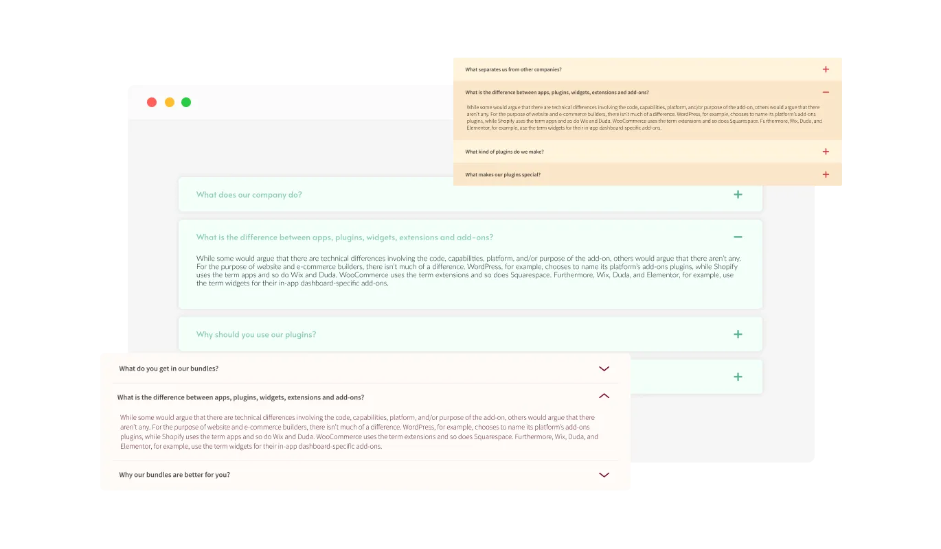Accordion - Flexible Accordion Layouts
