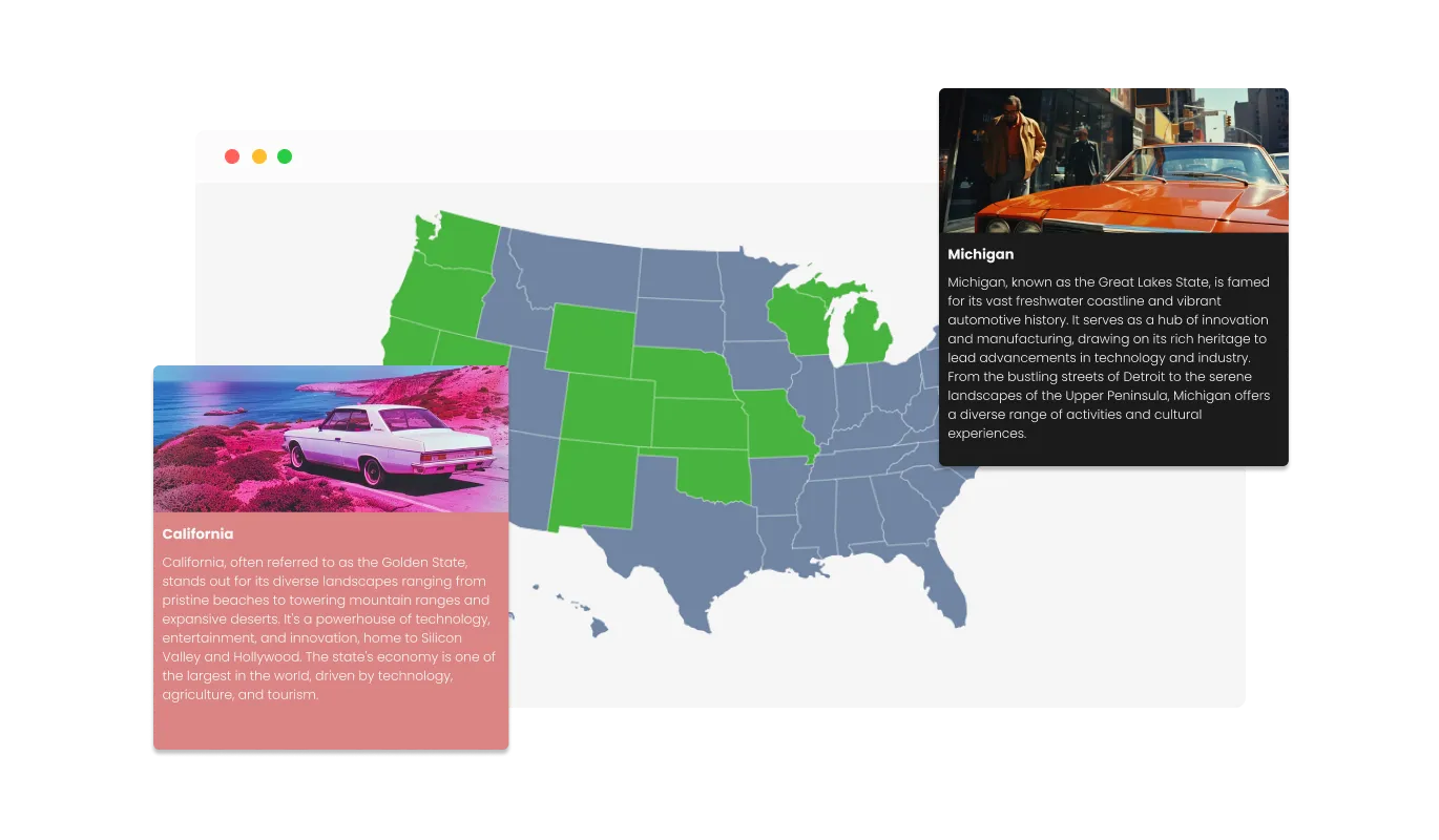 Interactive Maps - Multiple Design Skins for Interactive Maps