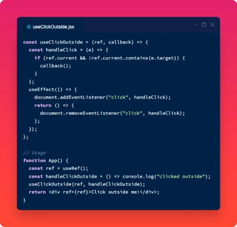 code snippets widget made with Common Ninja